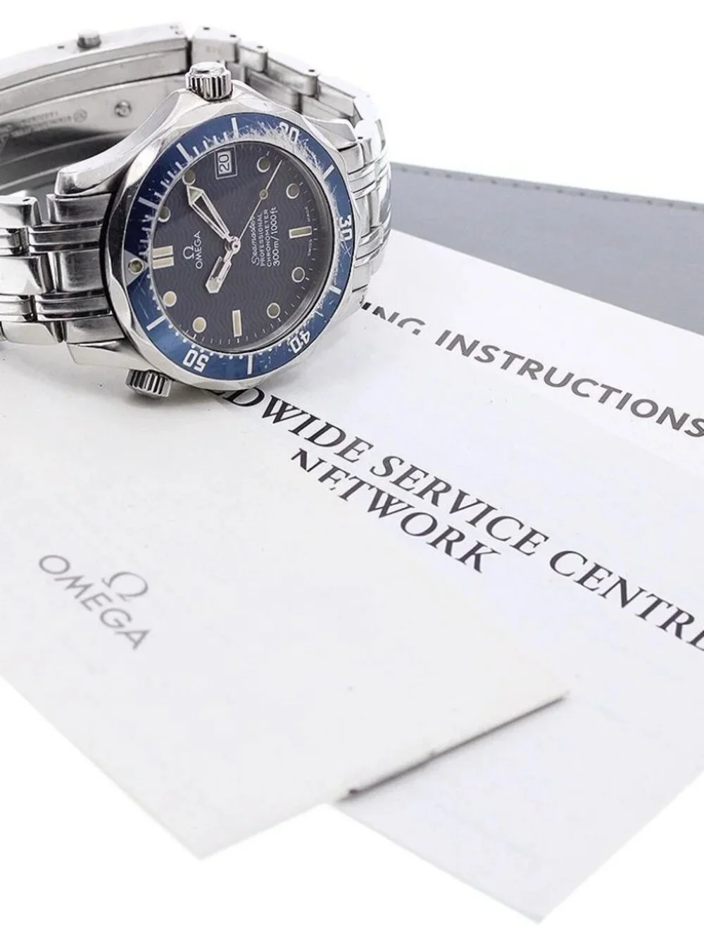 OMEGA Seamaster Diver 300M 2551.80 Date Navy Dial Automatic Boy's Watch_965807
